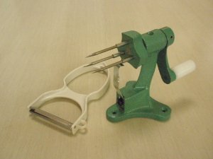 柿皮むき機